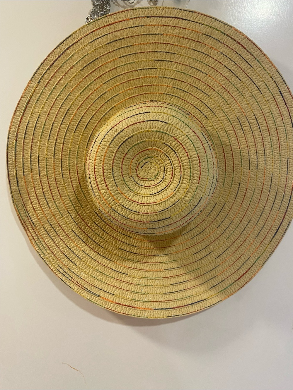 Laundry by Design Wide Brim Straw Sun Hat - Natural Beige - Picture 6 of 6